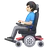 Man In Motorized Wheelchair: Light Skin Tone
