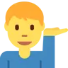 Man Tipping Hand Emoji 💁‍♂️ image - Twitter / X (Twemoji) style