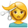理发 Emoji 💇 image - WhatsApp style