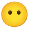 ใบหน้าโดยไม่ต้องปาก Emoji 😶 image - Google Noto Color Animated style