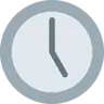 Emoji Orologio Face Five Oclock 🕔 image - Twitter / X (Twemoji) style