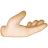 Palm Up Hand: Light Skin Tone