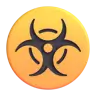 Biohazard Emoji ☣ image - Microsoft 3D Fluent style