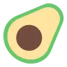 Emoji Avocado 🥑 image - Tossface style