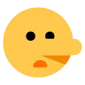 躺着的脸 Emoji 🤥 image - Tossface style