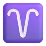 Widder Emoji ♈ image - Microsoft 3D Fluent style