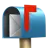 Open Mailbox With Raised Flag