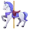 Carousel Horse Emoji 🎠 image - WhatsApp style