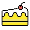 Kurabiye Emoji 🍰 image - OpenMoji style