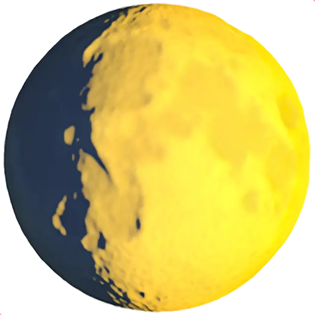 Wachsendes Gibbous-Mond-Symbol