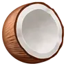 Orzech kokosowy Emoji 🥥 image - WhatsApp style