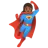 Woman Superhero: Medium-Dark Skin Tone
