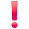 Emoji Simbolo del punto esclamativo pesante ❗ image - Samsung style