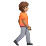 Person Walking Facing Right: Medium Skin Tone Emoji 🚶🏽‍➡️ image - Samsung style