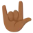 Love-You Gesture: Medium-Dark Skin Tone