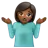 Woman Shrugging: Medium-Dark Skin Tone