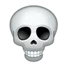 Emoji Cranio 💀 image - Telegram style