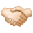 Handshake: Light Skin Tone