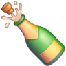 瓶子软木塞弹飞出 Emoji 🍾 image - Samsung style