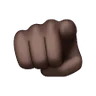 Index Pointing At The Viewer: Dark Skin Tone Emoji 🫵🏿 image - Samsung style
