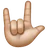 Love-You Gesture: Medium-Light Skin Tone