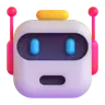 Emoji Robot Face 🤖 image - Microsoft 3D Fluent style