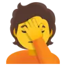 Person Facepalming Emoji 🤦 image - Google Noto Color style