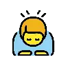 Man Bowing Emoji 🙇‍♂️ image - OpenMoji style