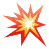 Kollisionssymbol Emoji 💥 image - Apple style