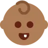Baby: Medium-Dark Skin Tone Emoji 👶🏾 image - Twitter / X (Twemoji) style