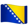 Flag: Bosnia & Herzegovina Emoji 🇧🇦 image - WhatsApp style