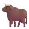 牛 Emoji 🐂 image - Microsoft 3D Fluent style