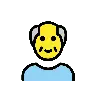 Emoji Uomo più vecchio 👴 image - OpenMoji style