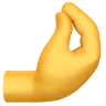 นิ้วที่หยิกแน่น Emoji 🤌 image - Apple style