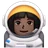 Woman Astronaut: Dark Skin Tone
