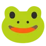 หน้ากบ Emoji 🐸 image - Google Noto Color style