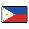 Flag: Philippines Emoji 🇵🇭 image - OpenMoji style