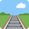 Emoji Linea ferroviaria 🛤 image - Twitter / X (Twemoji) style