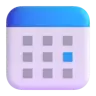 Calendar Emoji 📅 image - Microsoft 3D Fluent style
