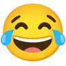 เผชิญหน้ากับ Tears of Joy Emoji 😂 image - Google Noto Color style