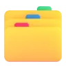 Kartenindexteiler Emoji 🗂 image - Microsoft 3D Fluent style