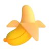 Emoji Banana 🍌 image - Microsoft 3D Fluent style