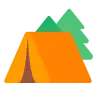 Emoji Campeggio 🏕 image - Tossface style