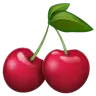 Cherries Emoji 🍒 image - WhatsApp style