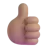 Thumbs Up: Medium Skin Tone