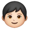 Child: Light Skin Tone Emoji 🧒🏻 image - Samsung style