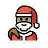 Santa Claus: Medium Skin Tone Emoji 🎅🏽 image - OpenMoji style