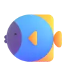 ปลาเขตร้อน Emoji 🐠 image - Microsoft 3D Fluent style