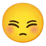 通红的脸 Emoji 😳 image - Google Noto Color Animated style