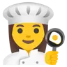 Woman Cook Emoji 👩‍🍳 image - Google Noto Color style